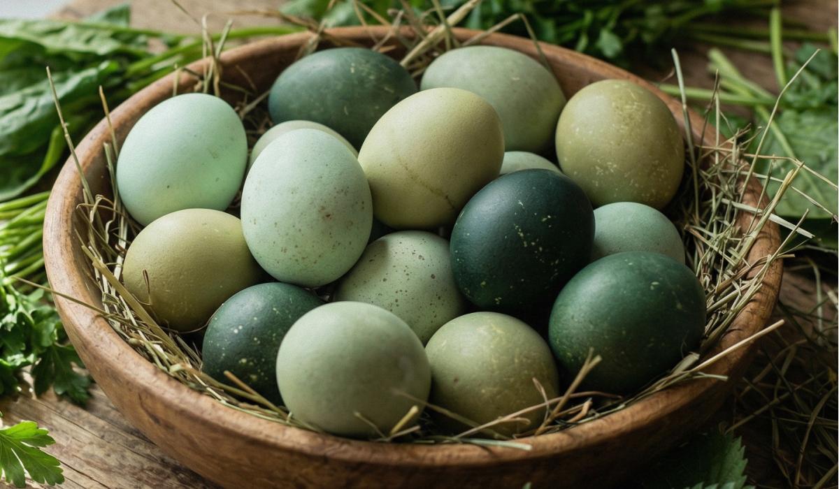 jak farbować jajka ziołami