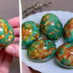 Ukrainka pokazała, jak robi marmurowe jajka na Wielkanoc: metoda babci